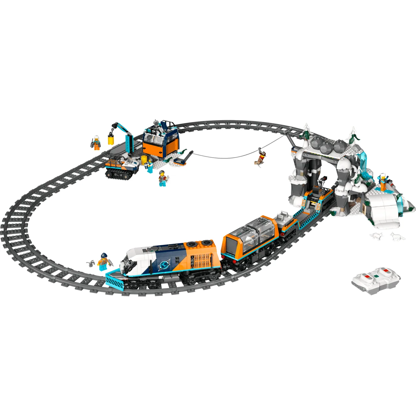 LEGO City Explorers' Arctic Polar Express Train 60470 — product photo