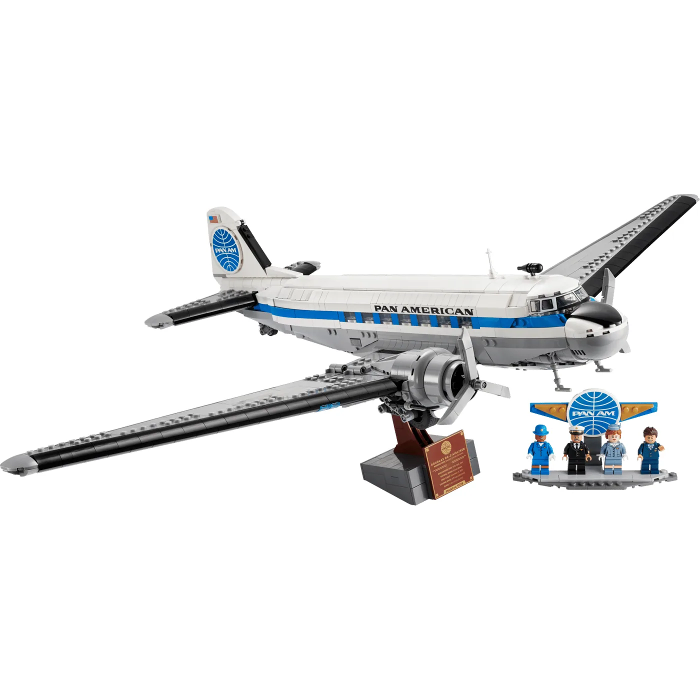 LEGO Icons Douglas DC-3 PAN AM Airliner 11378 — product photo