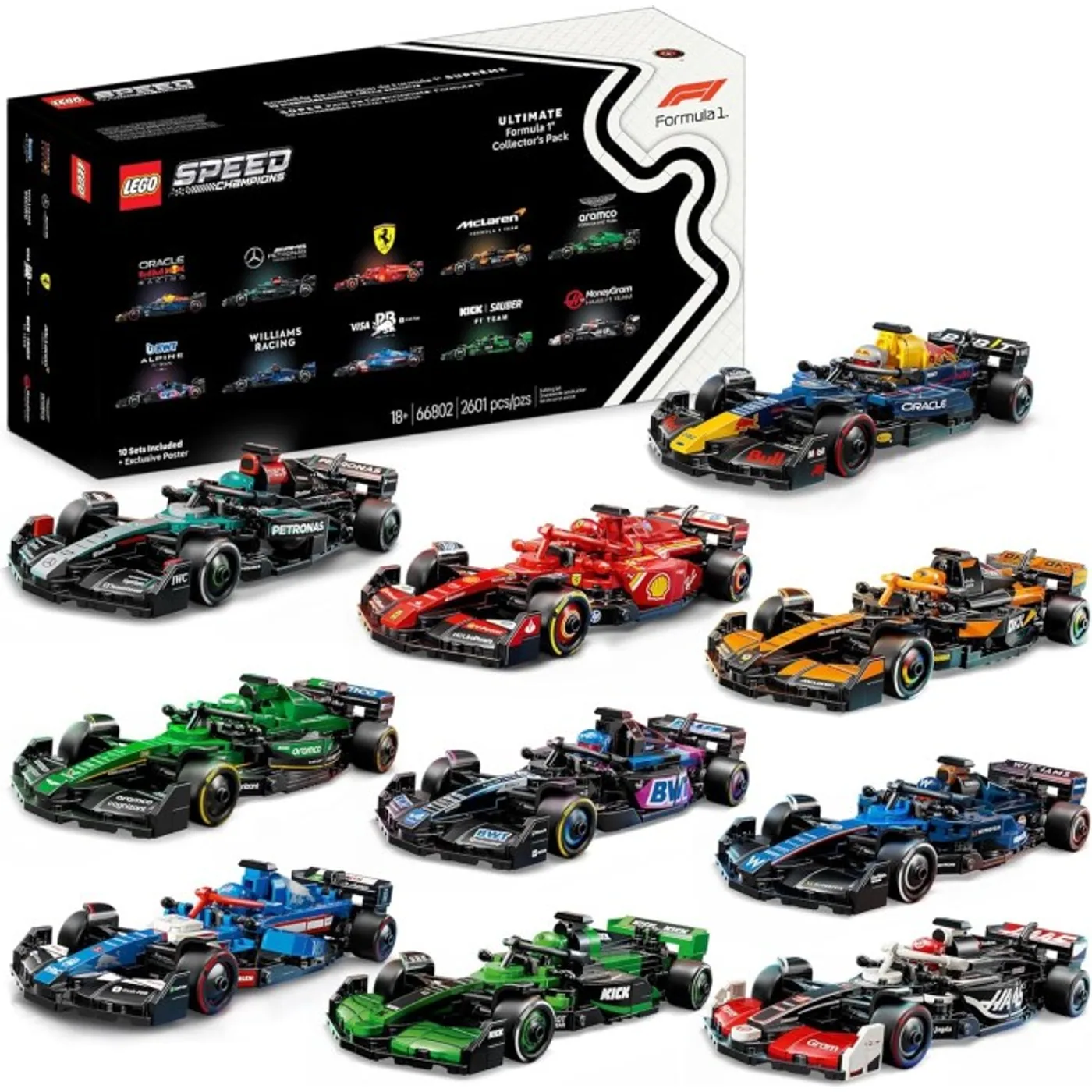 LEGO Speed Champions Ultimate Formula 1 Collector's Pack 66802 — product photo