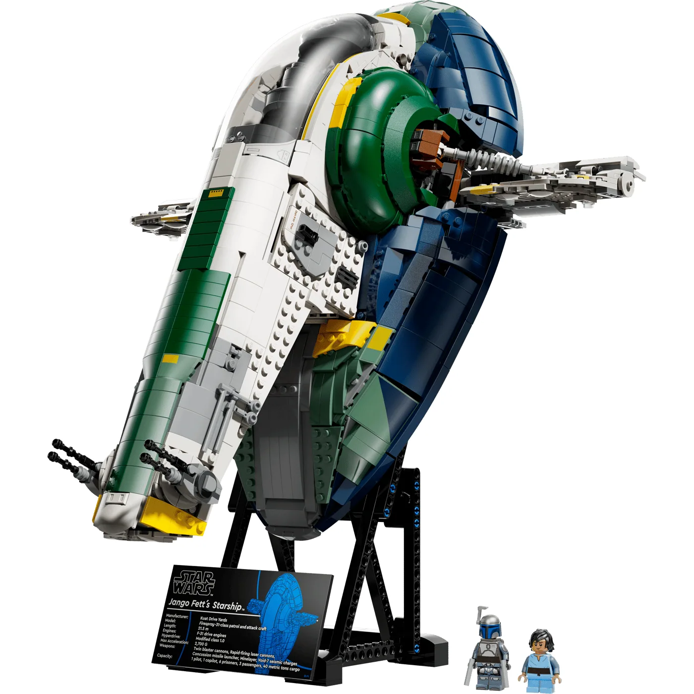 LEGO Star Wars Jango Fett's Firespray-Class Starship 75409 — product photo