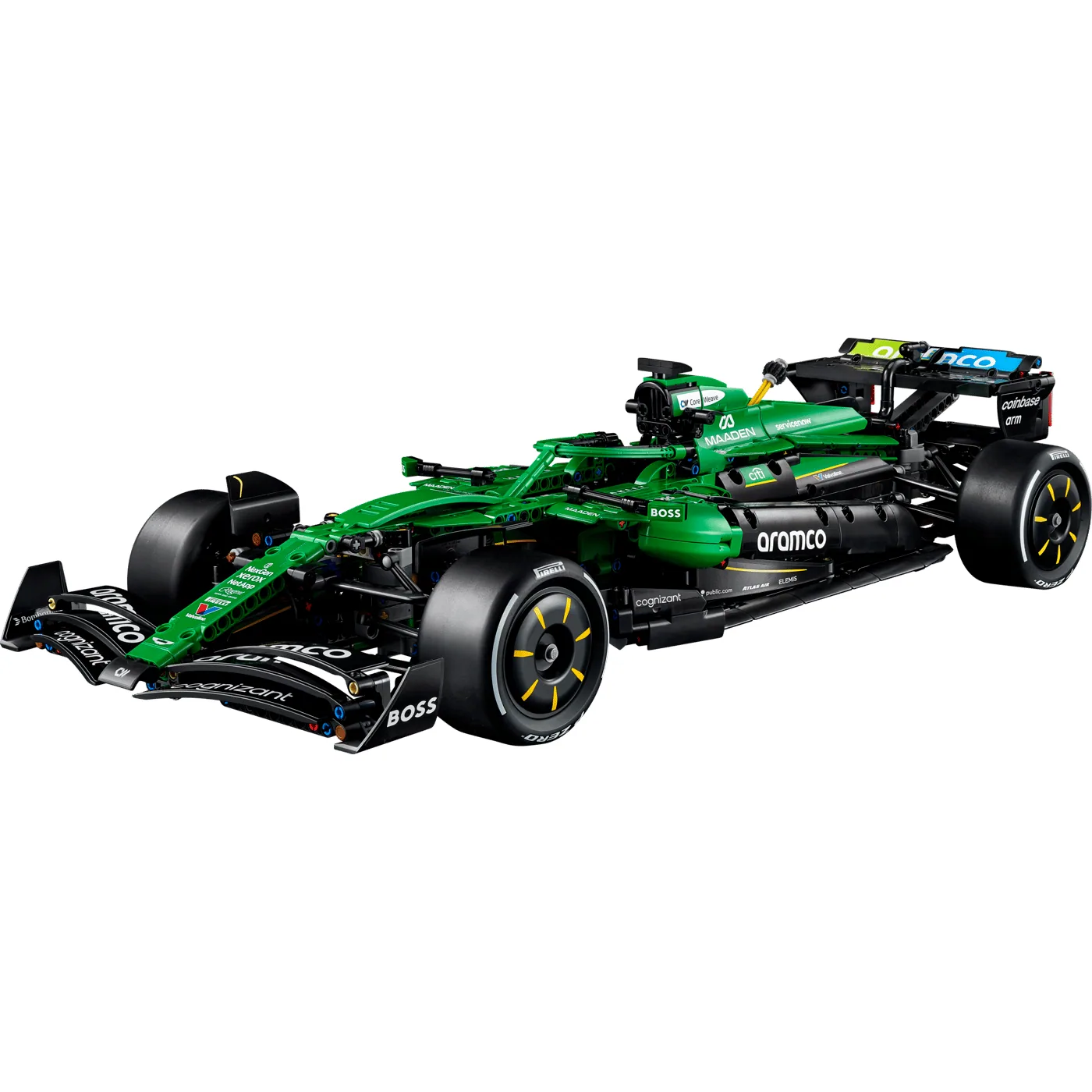 LEGO Technic Aston Martin Aramco AMR25 F1 Car 42240 — product photo